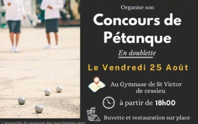 Concours de pétanque