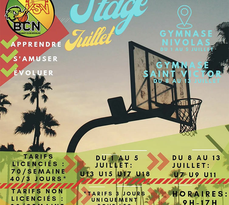 Stage d’été